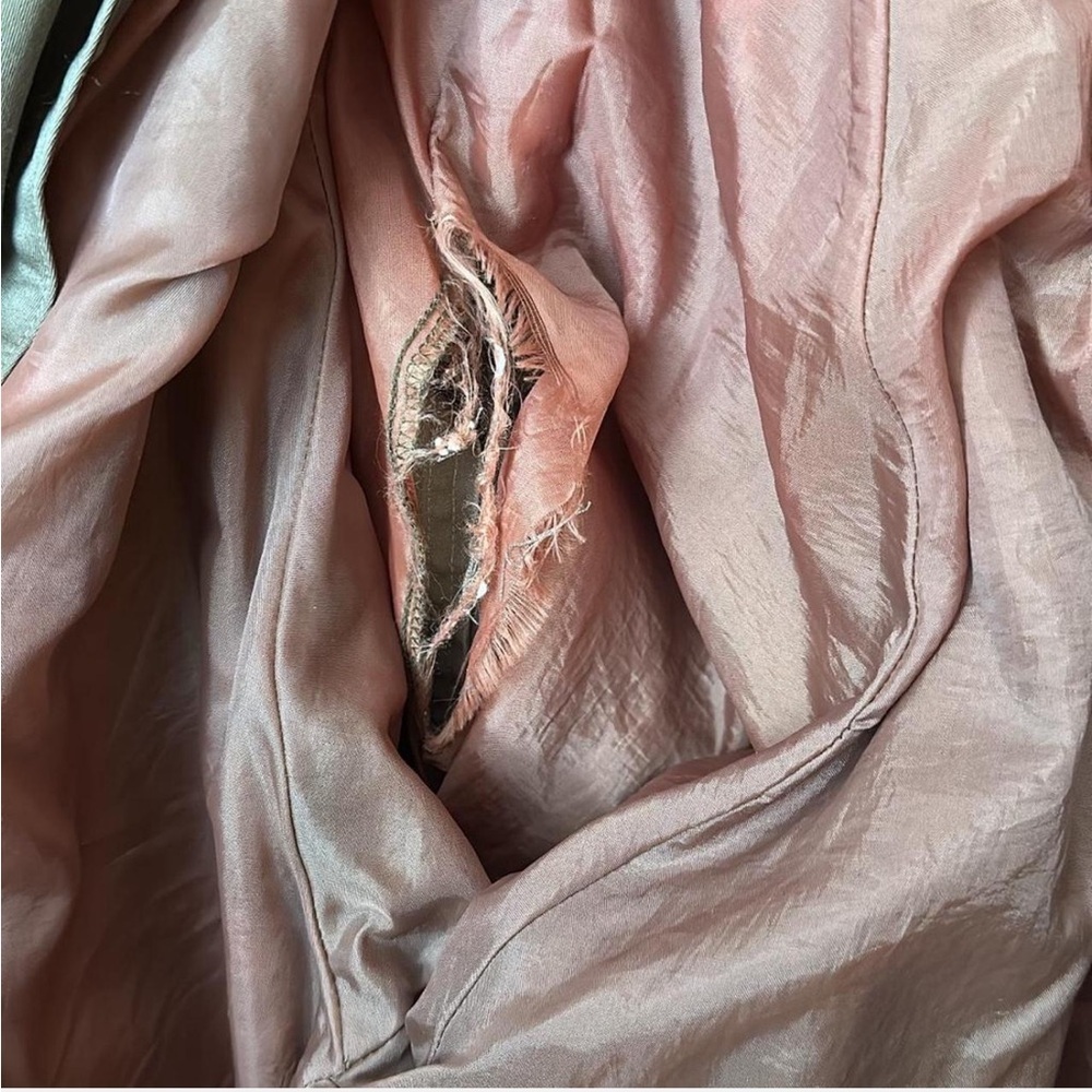 Classic Olive Trench Coat - Picture 8 of 8